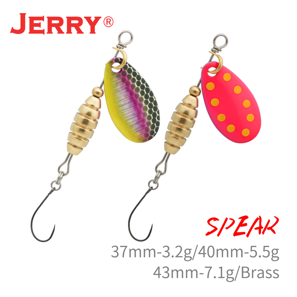 Fishing Equipment For Trout - Jerry Spear スピナーベイトメタル超軽量ULフィッシングルアースピナーベイトパーチトラウトベース