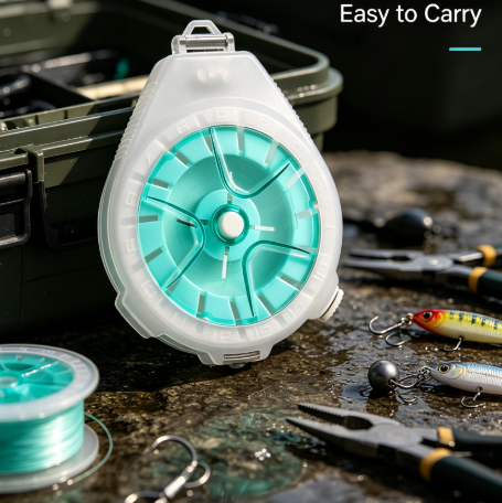 Fishing Equipment For Sale - ホットセール 多機能カーボン製ライン収納ボックス 釣り糸巻き取りボード 逆巻き防止装置付き 釣り道具