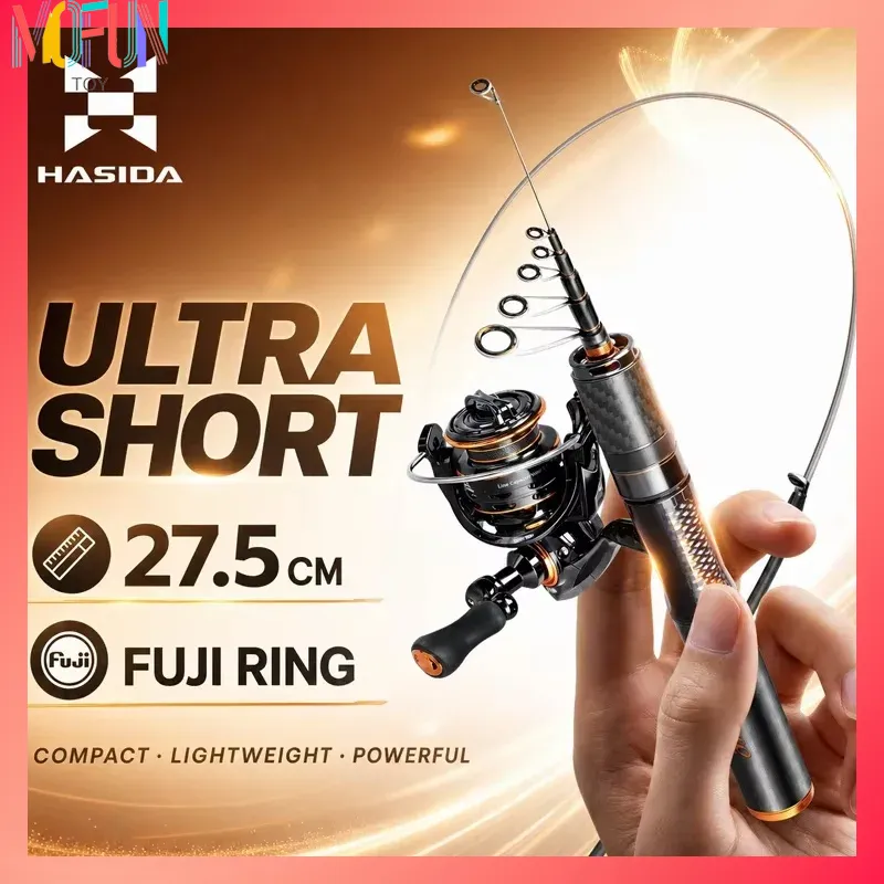Fishing Equipment Guide - HASIDA バタフライテレスコピックルアーロッドチップ ポータブル超軽量アウトドアストリームフィッシング ULパワー チタン合金ガイドリングロッド