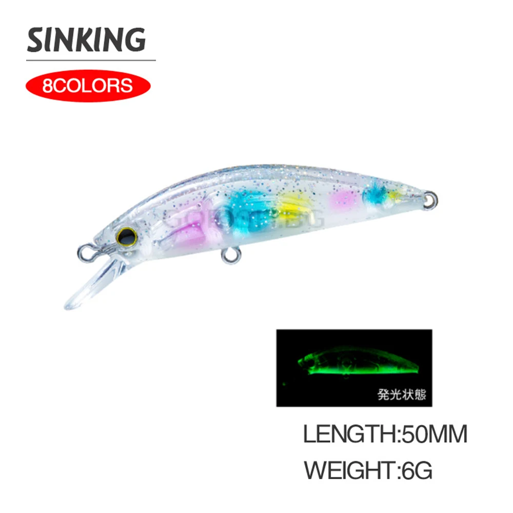 Fishing Equipment For Trout - 5 センチメートル 6 グラム釣りルアーハードコア LG ヘビーミノー