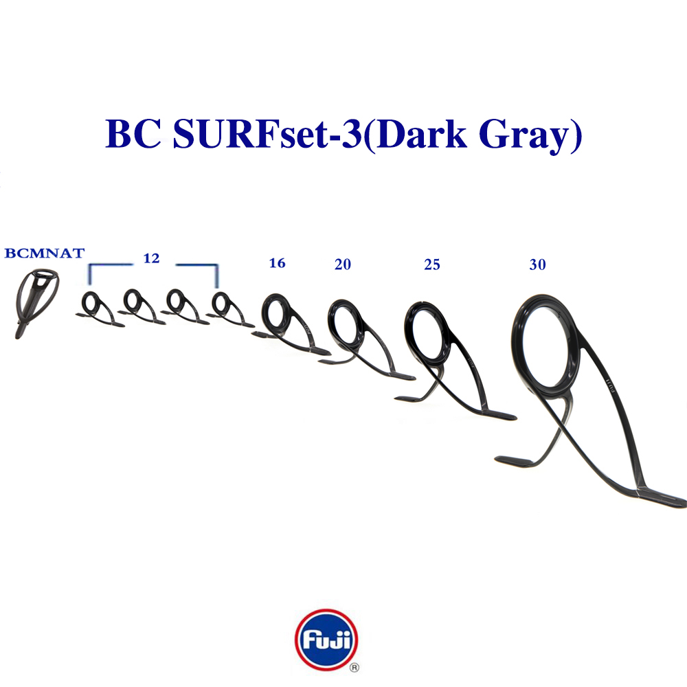 Fishing Equipment Guide - オリジナルFUJI KWガイドキットヘビーサーフフィッシングロッドセットコンボ（ヘビーデューティースピンロッド用）