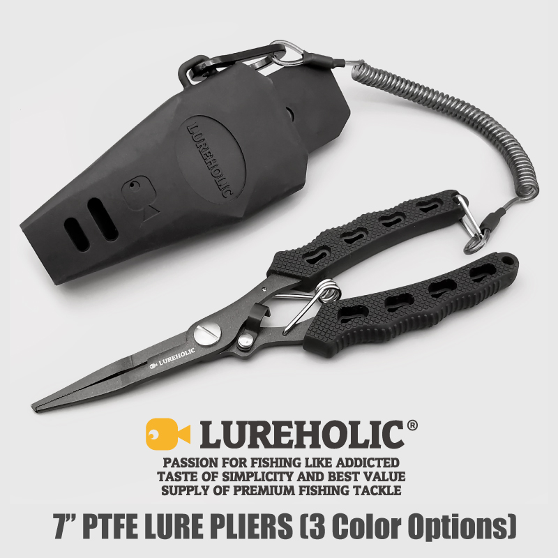 Fishing Equipment Lures - LureHoldic-コーティングされた釣り糸,フック,切断,編組線,柔らかいゴム製シースとストラップ,7インチ,18cm, 72g
