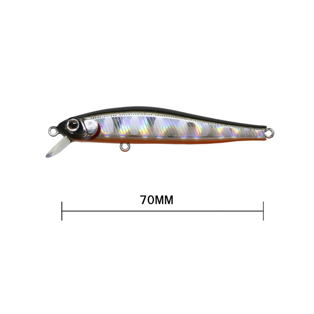 7 センチメートル 5.5 グラム釣りルアーミノーワブラーシ - Fishing Equipment For Trout のレビューと価格