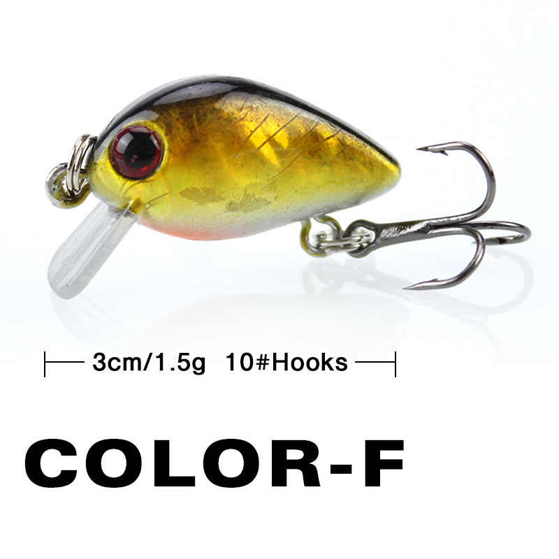 釣りルアー小型ミノーミニウォブル 3 センチメートル 1.5 - Fishing Equipment Lures のレビューと価格