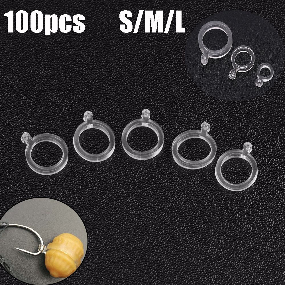 100 個新しいストレッチャー弾性白 PE ペレット餌バンド - Fishing Equipment Guide のレビューと価格