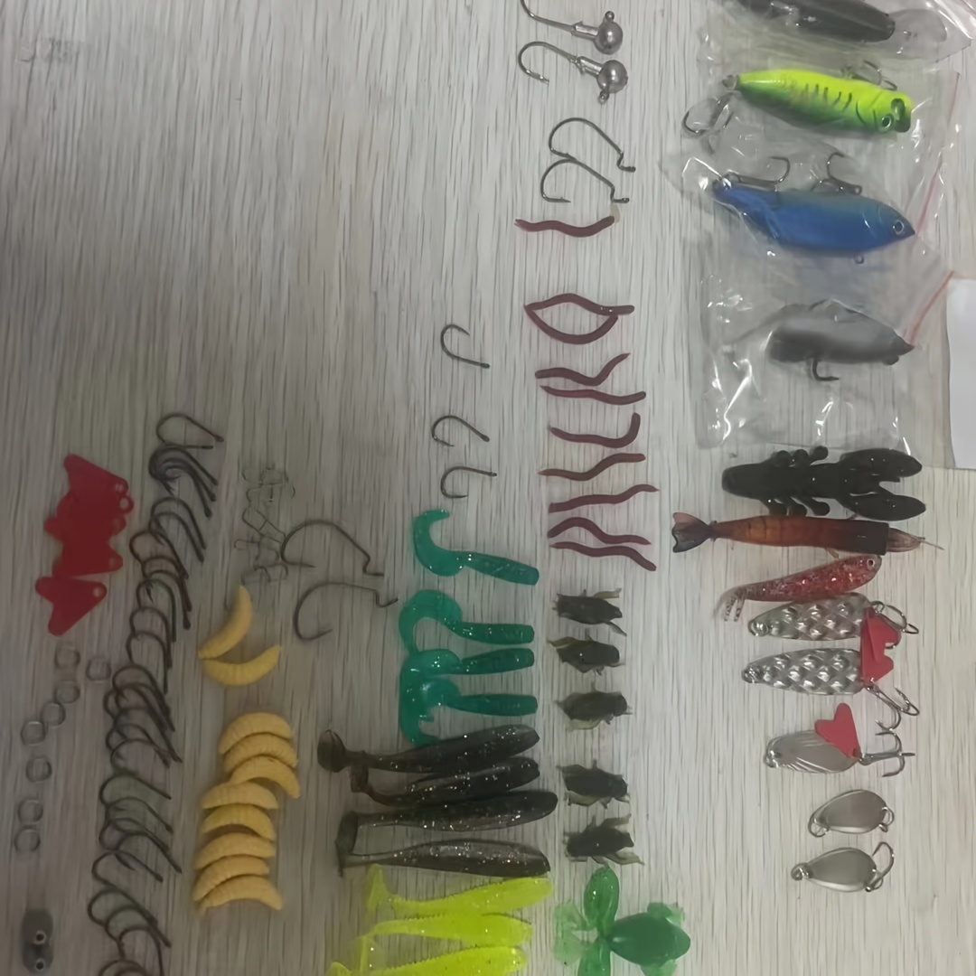133点入りプレミアム釣りルアータックルボックスキット 釣り - Fishing Equipment For Trout のレビューと価格