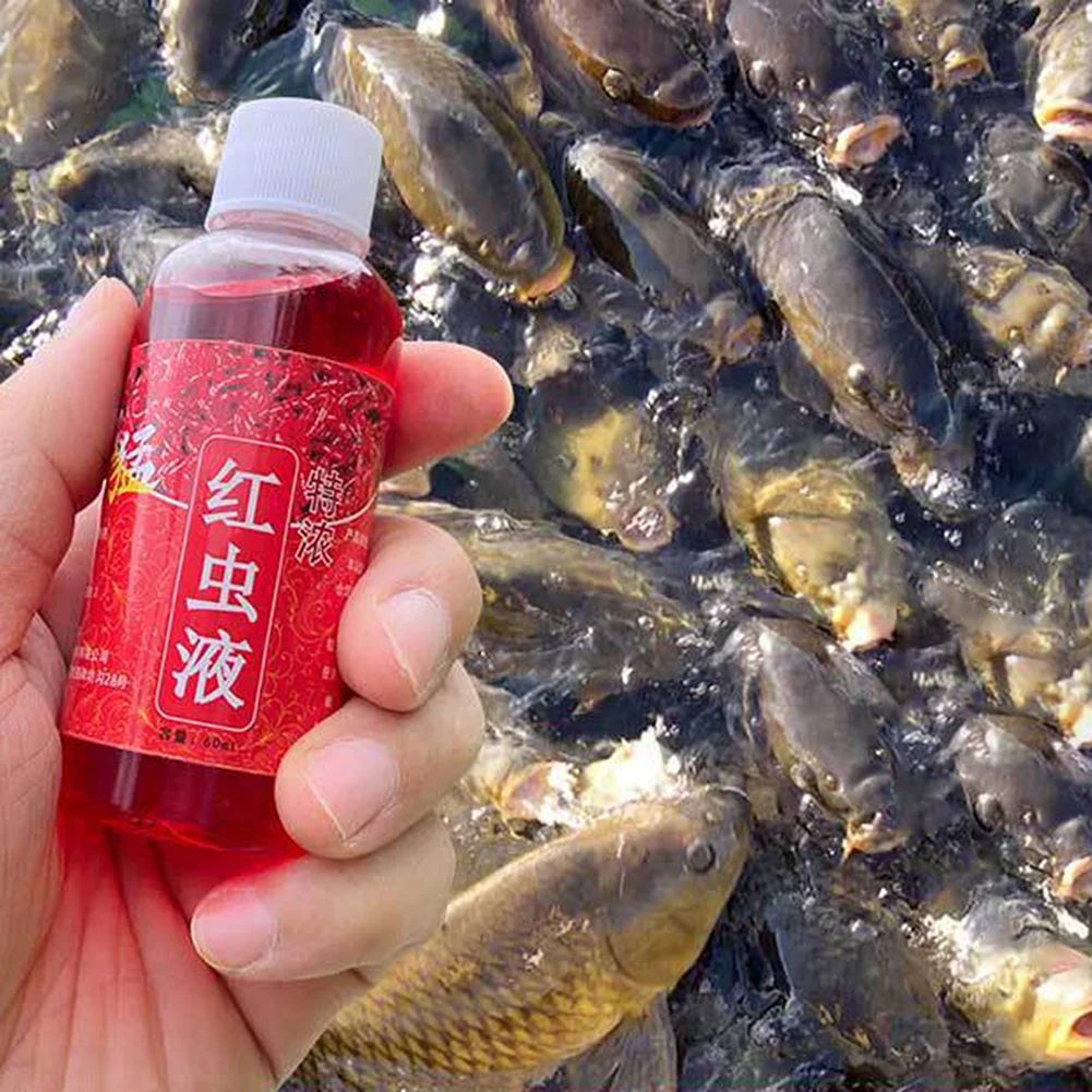 60 ミリリットル液体ブラッドワーム香り魚誘引剤濃縮魚餌添加 - Fishing Equipment For Sale のレビューと価格