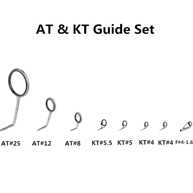 NooNRoo AT＆KTガイドセット、釣り竿用ガイド1セッ - Fishing Equipment Guide のレビューと価格