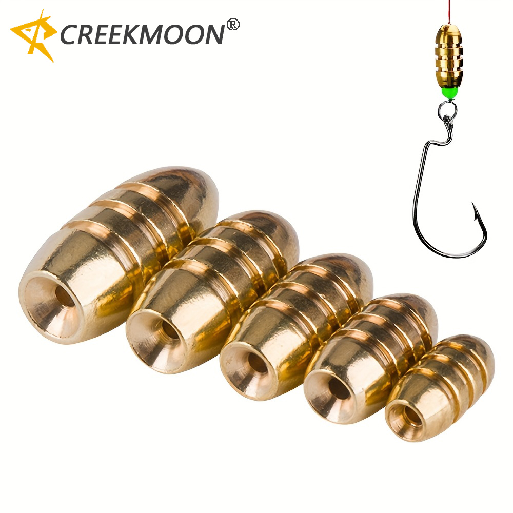 20個入り 真鍮製 銅製 釣り用シンカー ウェイト RIG  - Fishing Equipment Lures のレビューと価格