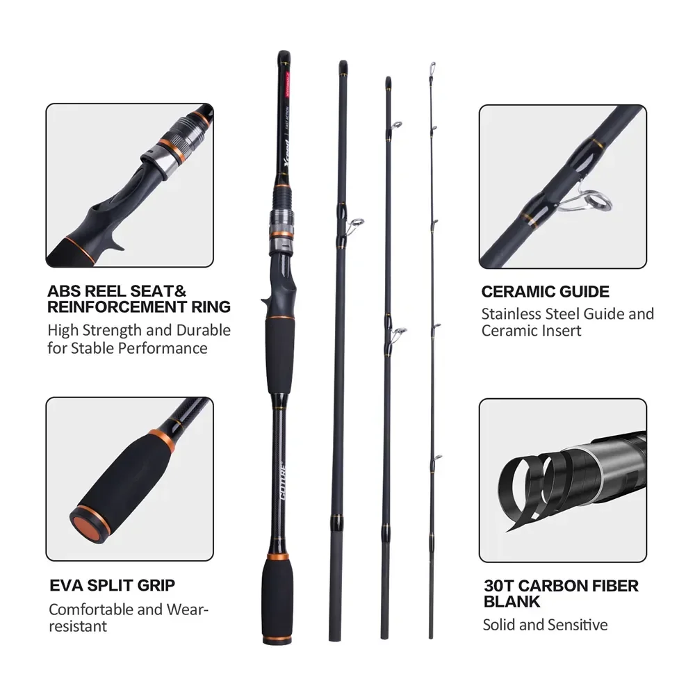 Goture Xceed 4 セクション トラベルフィッシン - Fishing Equipment Guide のレビューと価格