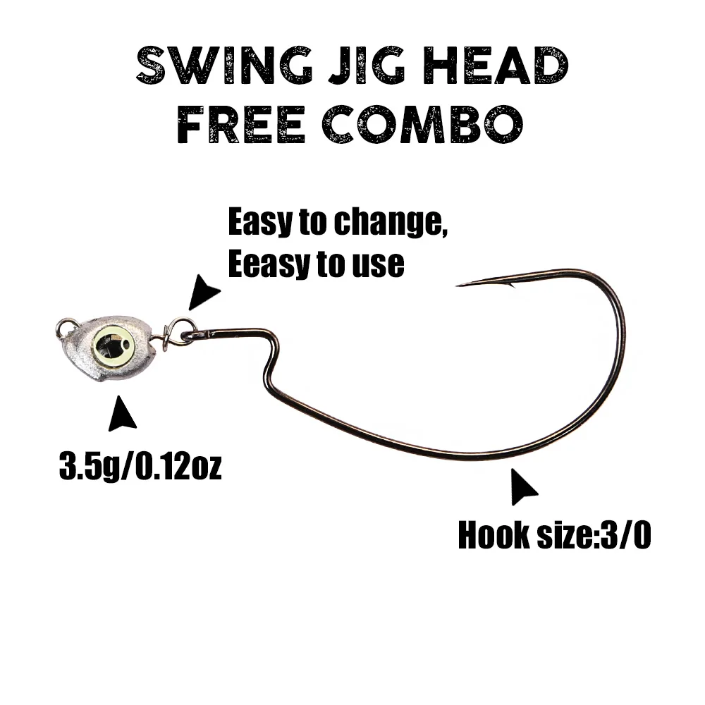 B&U スイングジグヘッド チェブラーシカシンカー フィッシ - Fishing Equipment Lures のレビューと価格