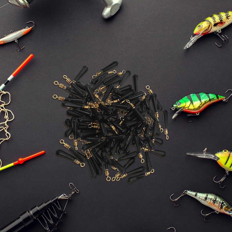 回転可能な金属製スイベルラバーフロートシート、絡み防止、高強 - Fishing Equipment For Trout のレビューと価格